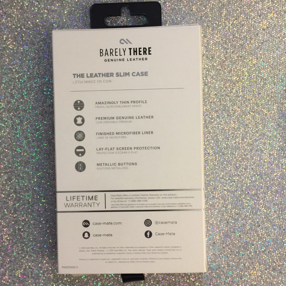 Case-Mate - iPhone X Leather Case - Barely There - Picture 2 of 6